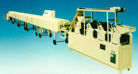 輥切、輥印兩用流水線電熱餅干機、 節能導熱油餅干機