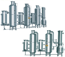 ①ZNS3-500-5000型新型三效節能蒸發濃縮器