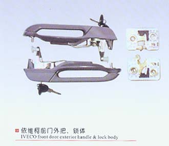 依維柯前門外把、鎖體