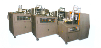 多層溫紙杯(卷口)成型機組