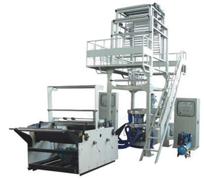 2TL-G系列兩層共擠旋轉機頭吹膜機組