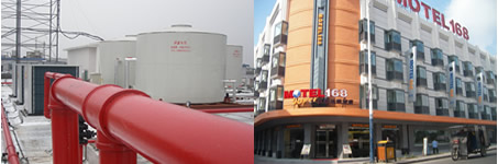 莫泰全國連鎖商務賓館專用30噸保溫水箱