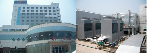 溫州天都大酒店30噸熱水工程