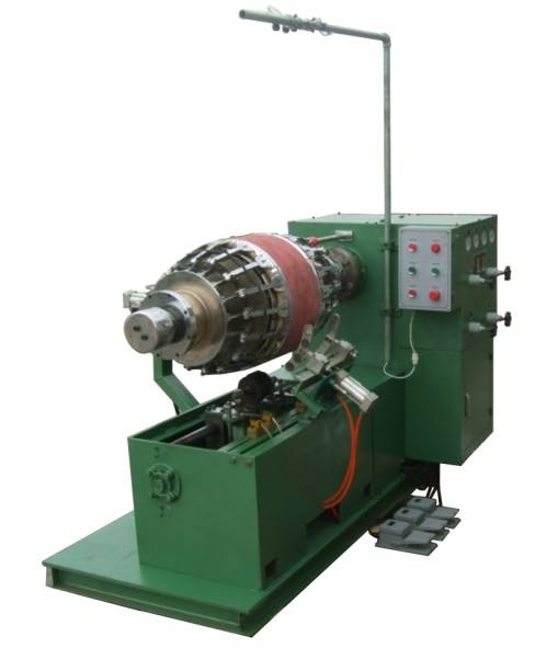 摩托車外胎彈簧自動翻包成型機