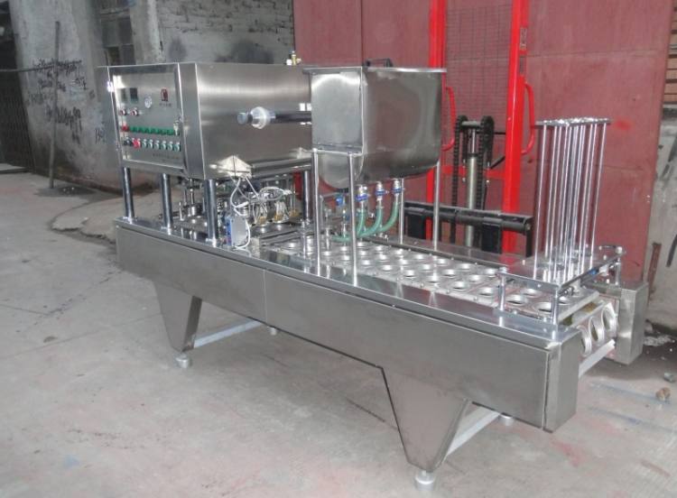 BAH-20E全自動(dòng)酸奶灌裝封口機(jī)