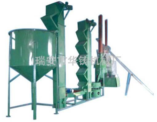 熱法覆膜砂生產(chǎn)工藝流程圖（高速覆膜）