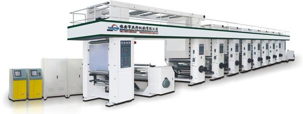 YBDN850-1050/A型 高速（七電機）電腦套色凹版印刷機