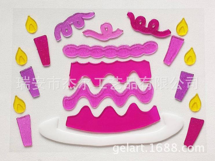 圣誕節果凍貼 TPR窗貼，果凍貼，節日裝飾，TPR軟膠貼