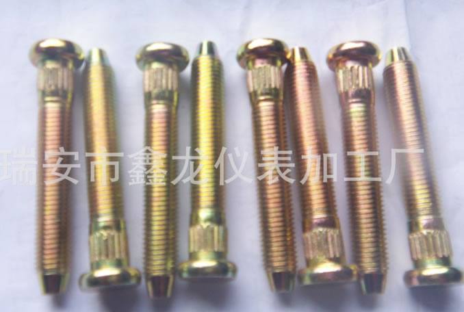 多款法蘭面螺栓、槽螺桿、手擰螺栓、堵頭螺絲、加工銅件接頭
