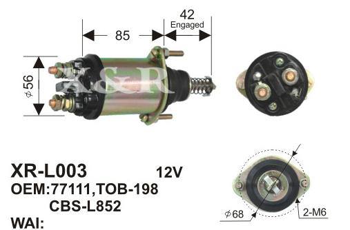 起動機電磁開關 BOSCH系列 馬達開關 電磁閥