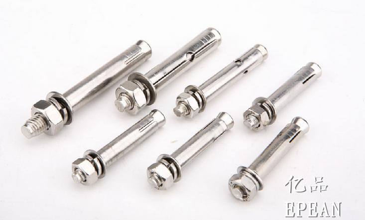 200進(jìn)口標(biāo)不銹鋼膨脹螺絲釘 拉爆螺絲 膨脹螺栓M10*90