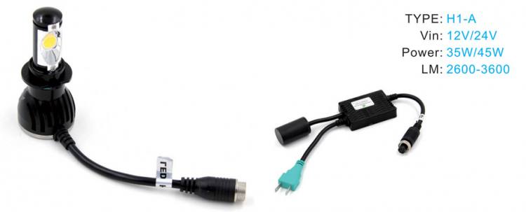  LED汽車前大燈 -> H1-A