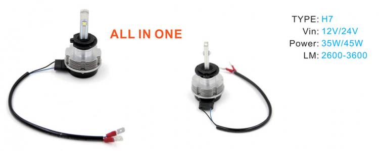  LED汽車前大燈 -> H7