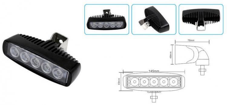 LED工作燈系列 -> HZ-BWL-5LED