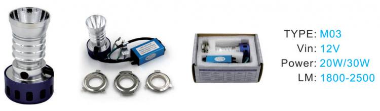  LED摩托車前大燈 -> M03