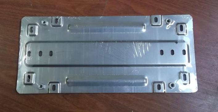 廠家低價供應不銹鋼進口汽車車牌架轉換(短)底托 車牌托盤車牌架