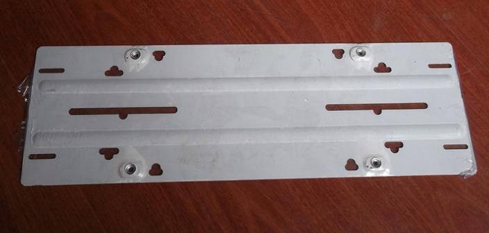 廠家低價供應不銹鋼進口汽車車牌架轉換(長)底托 車牌托盤支架