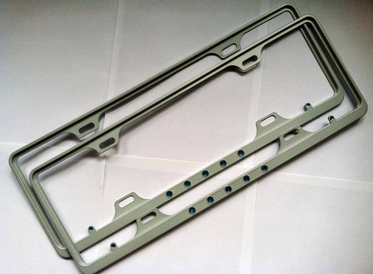 平面五鉆車牌框 牌照架