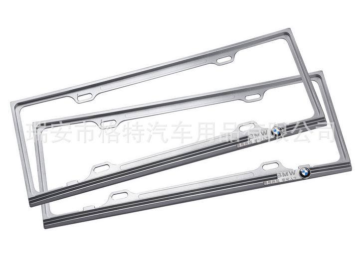 鋅合金車牌架 專車專用車牌框 帶標牌照框