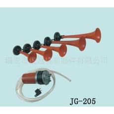 供應(yīng)五管氣喇叭 帶電機(jī)，紅色