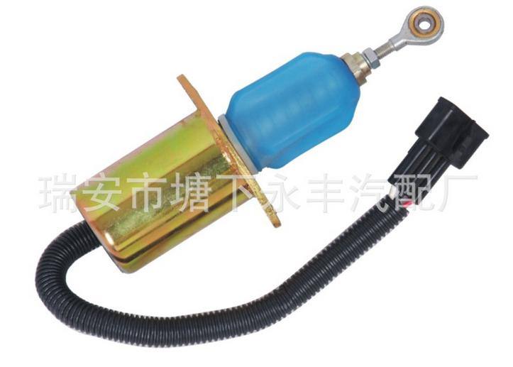 供應(yīng)斷油電磁閥 康明斯6CT[黑扁三插] 37Z36-56010