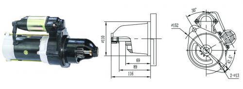 起動(dòng)機(jī)QDJ276B