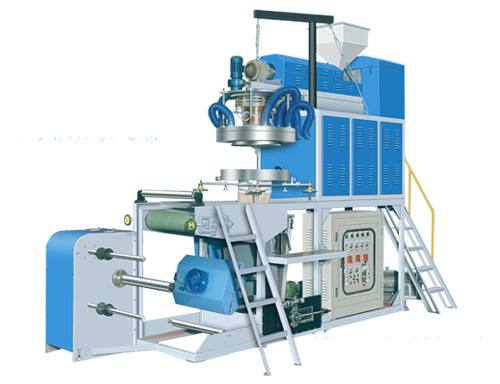 SJ-55(40 60 70)聚丙烯旋轉模頭吹膜機組