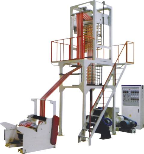 SJ-45*2、50*2、55*2雙色彩條吹膜機(jī)