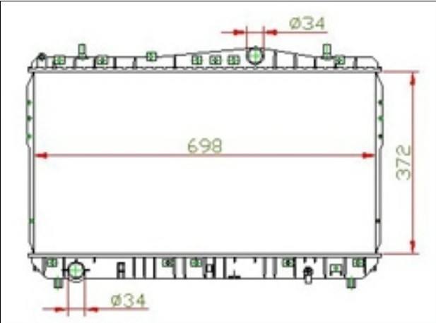 CT/BU-001別克散熱器