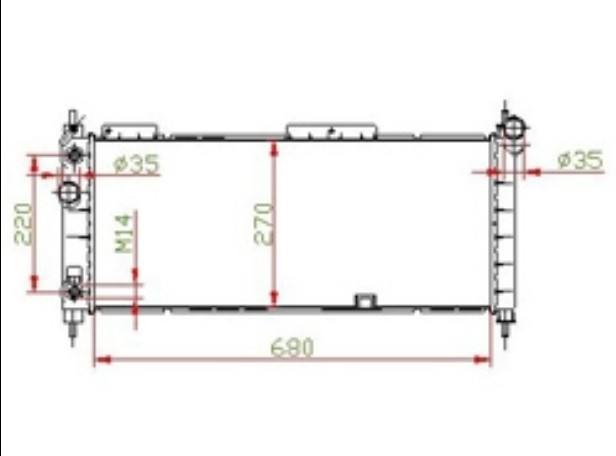 CT/BU-003別克散熱器