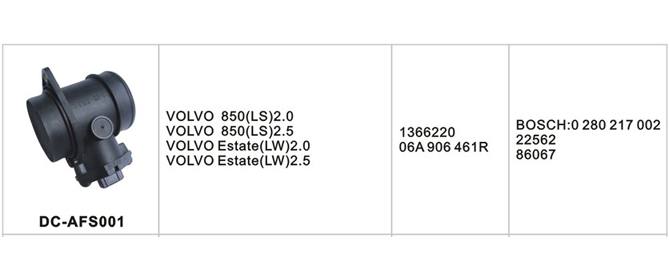 DC-AFS001汽車空氣流量計