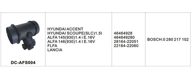 DC-AFS004汽車空氣流量計(jì)