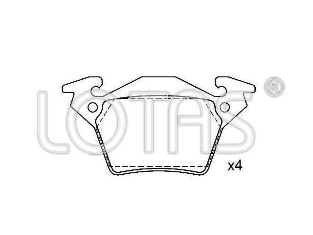 剎車片000 421 42 10