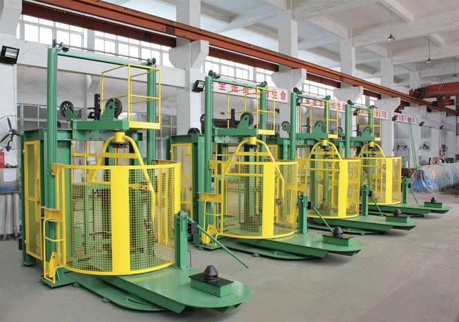 干式拔絲機用線軸式放線裝置