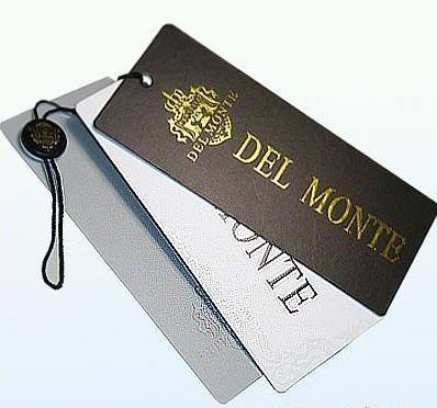 專業(yè)生產(chǎn)中高檔服裝 凹凸 UV 燙金 加厚服裝吊牌 服裝輔料