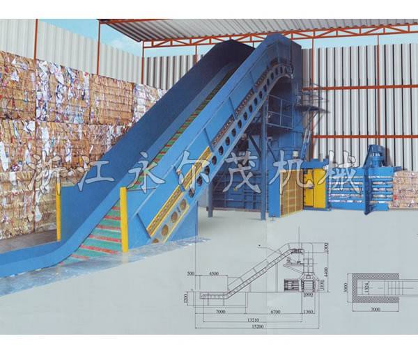 YEM-WX250型全自動(dòng)廢紙打包機(jī)