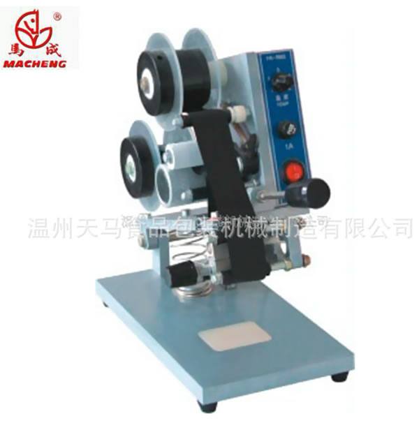 色帶打碼機 手壓電動打碼機高清色帶手動自動打碼標碼印碼機