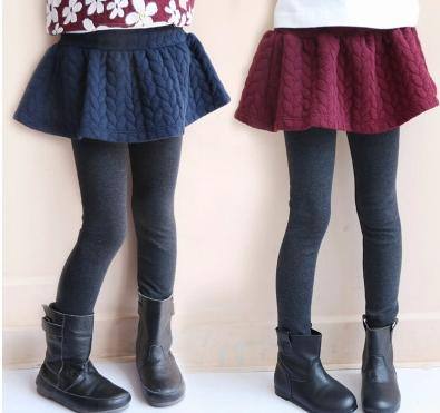 兒童假兩件打底褲 女童裙褲打底褲童裝女童秋裝2014新款寶寶長褲