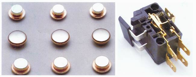 三復合鉚釘 鉚釘型觸頭