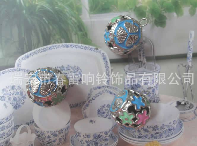 景泰藍鈴鐺/鏤空造型鈴鐺（花朵造型）