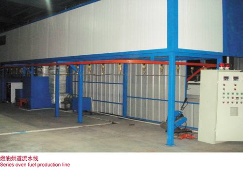 燃油烘道流水線