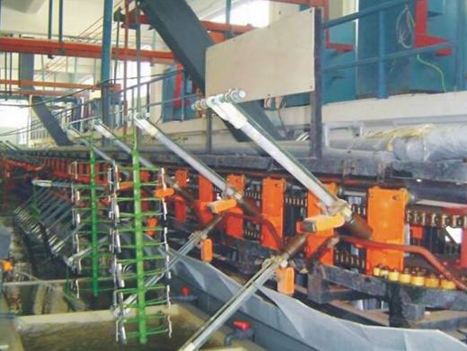 爬坡式環型電鍍生產線