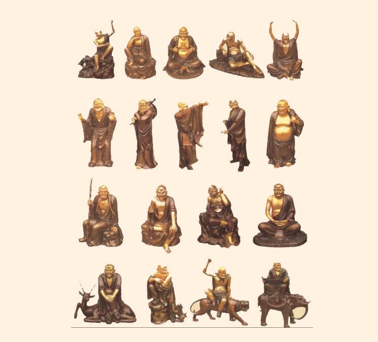 十八羅漢佛像