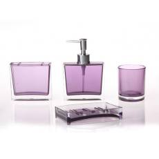 廠(chǎng)家直銷(xiāo) 簡(jiǎn)約時(shí)尚 浴室用品 四件套 亞克力衛(wèi)浴套裝 禮品批發(fā)