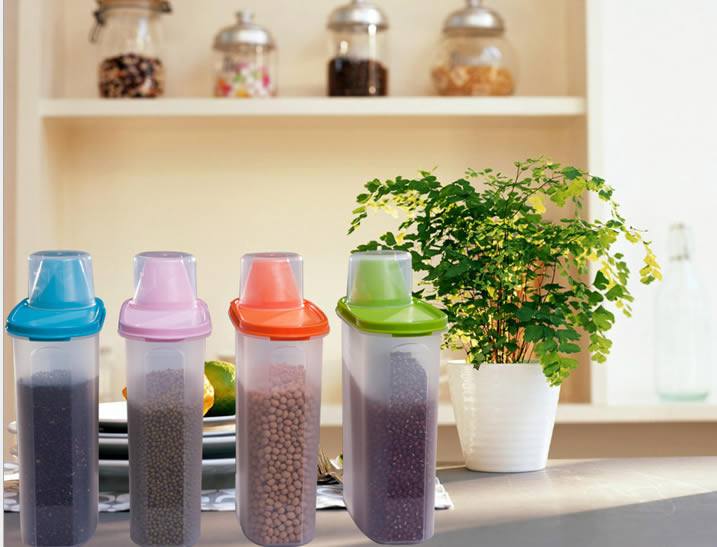 2.5L可計(jì)量加厚大容量塑料儲(chǔ)物罐-S1028