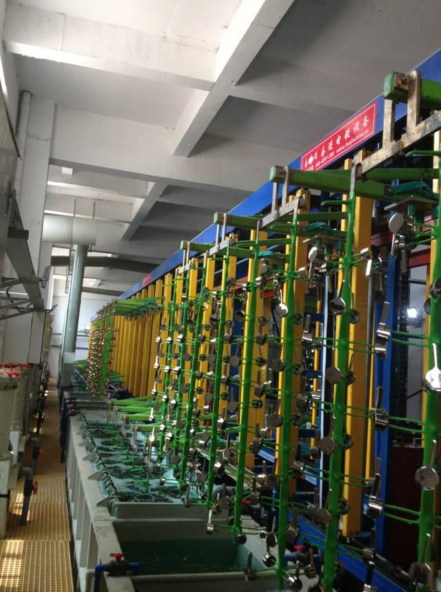 垂直升降環形電鍍自動線003 電鍍設備