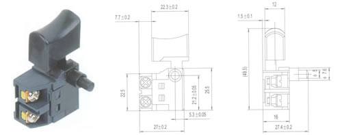 QH02-02按扭開關 電動工具開關