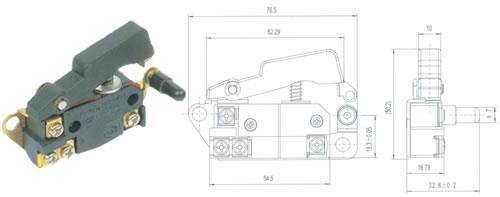 QH12-03按扭開關 電動工具開關