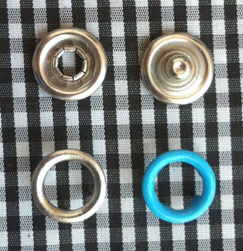 銅質(zhì)五爪扣，五抓扣，噴漆五爪扣，五爪鈕，五抓鈕環(huán)保過(guò)檢針