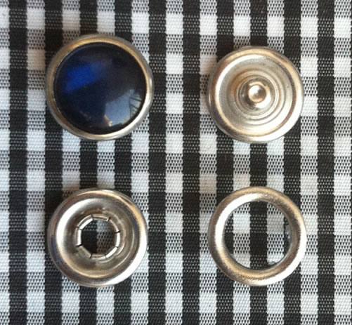 供應銅質珠光空心五爪扣，金屬鈕扣，保證品質，過檢針五爪鈕扣